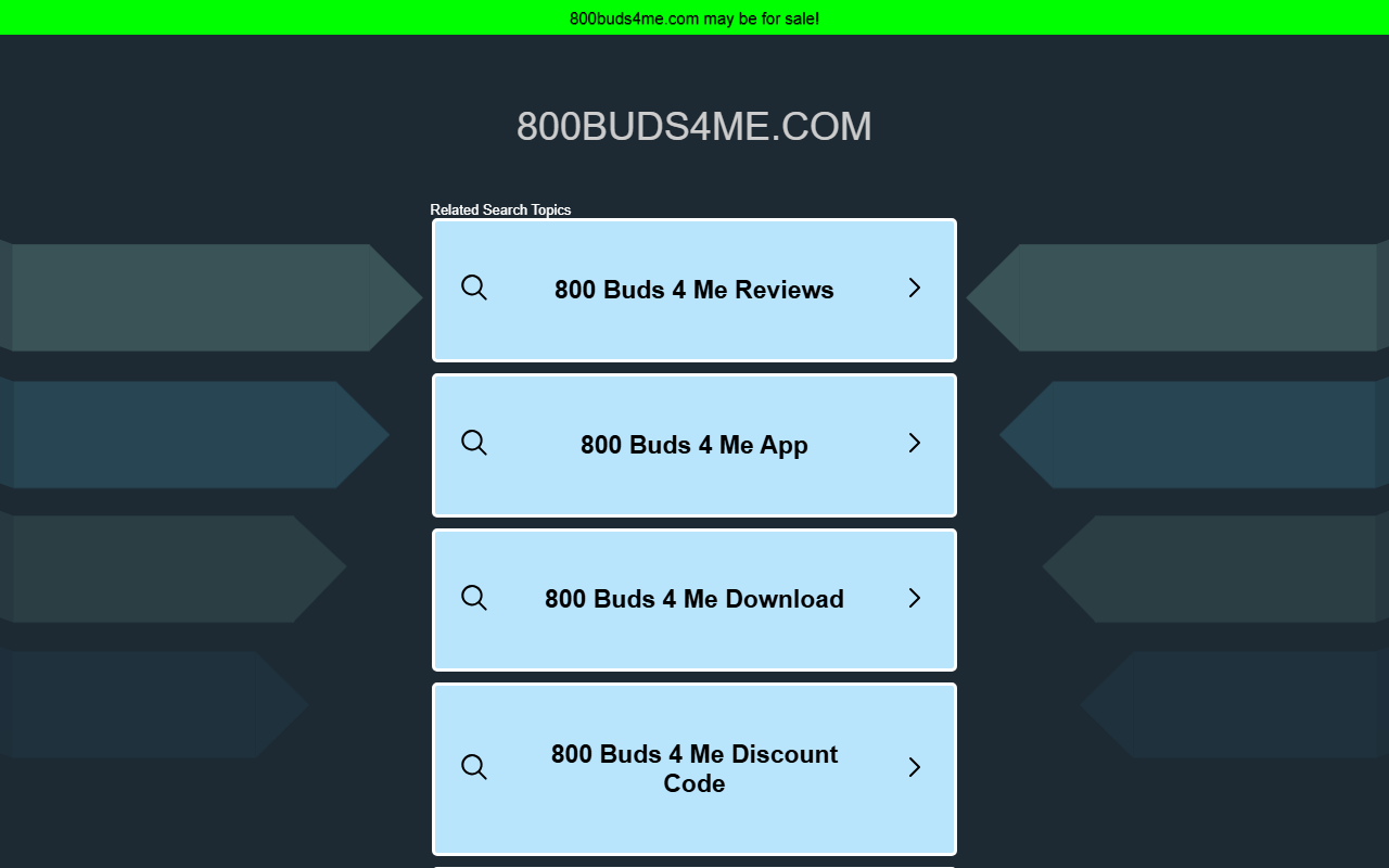 800buds4me.com screenshot