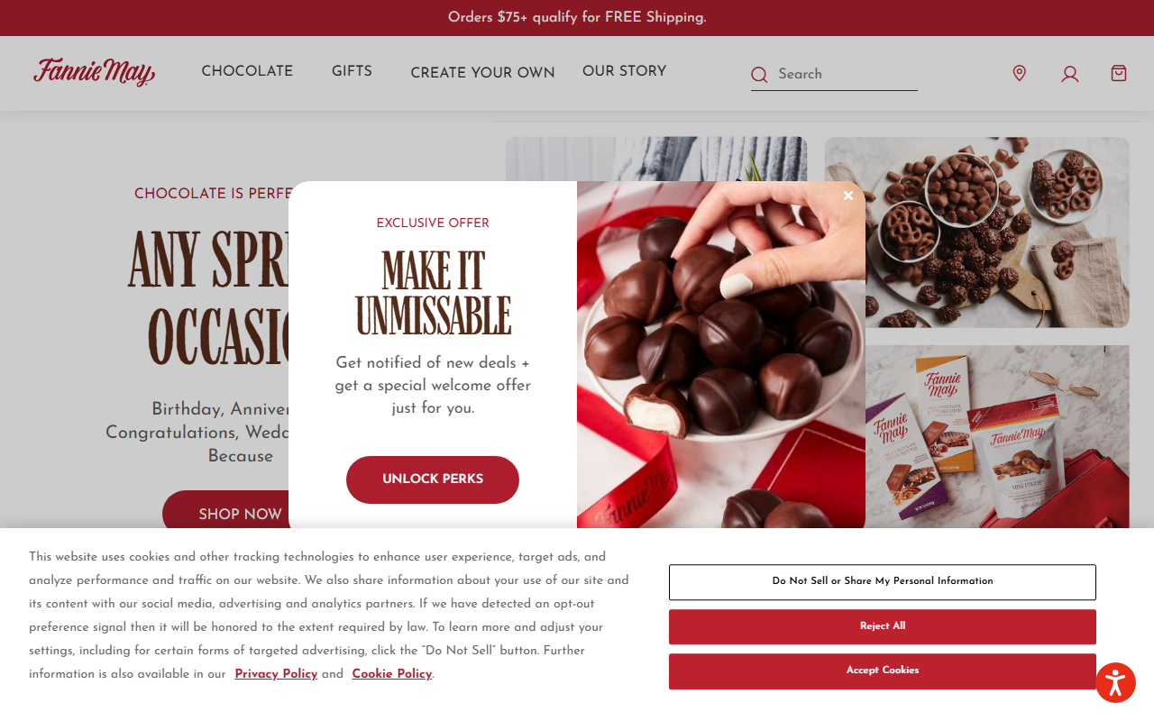 800candies.com screenshot