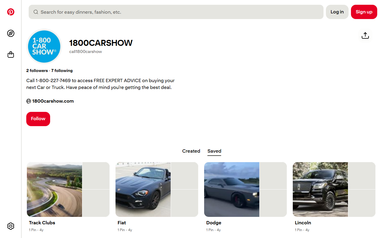 800carshow.com screenshot
