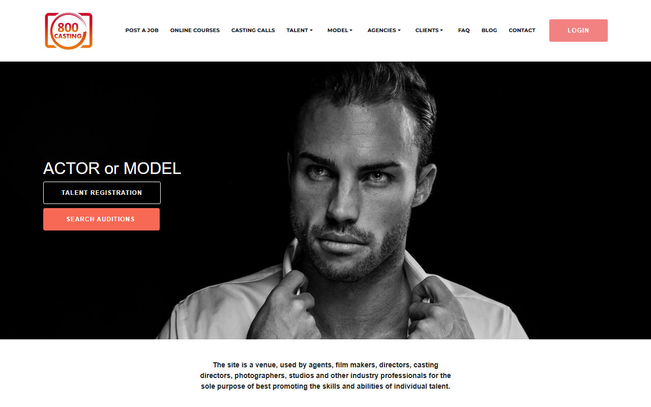 800casting.com screenshot