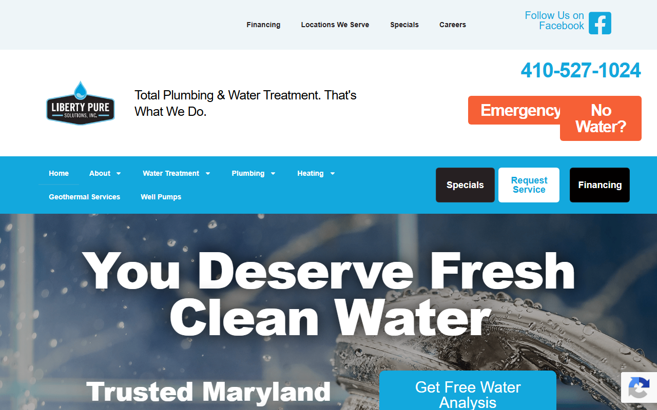 800cleanwater.com screenshot