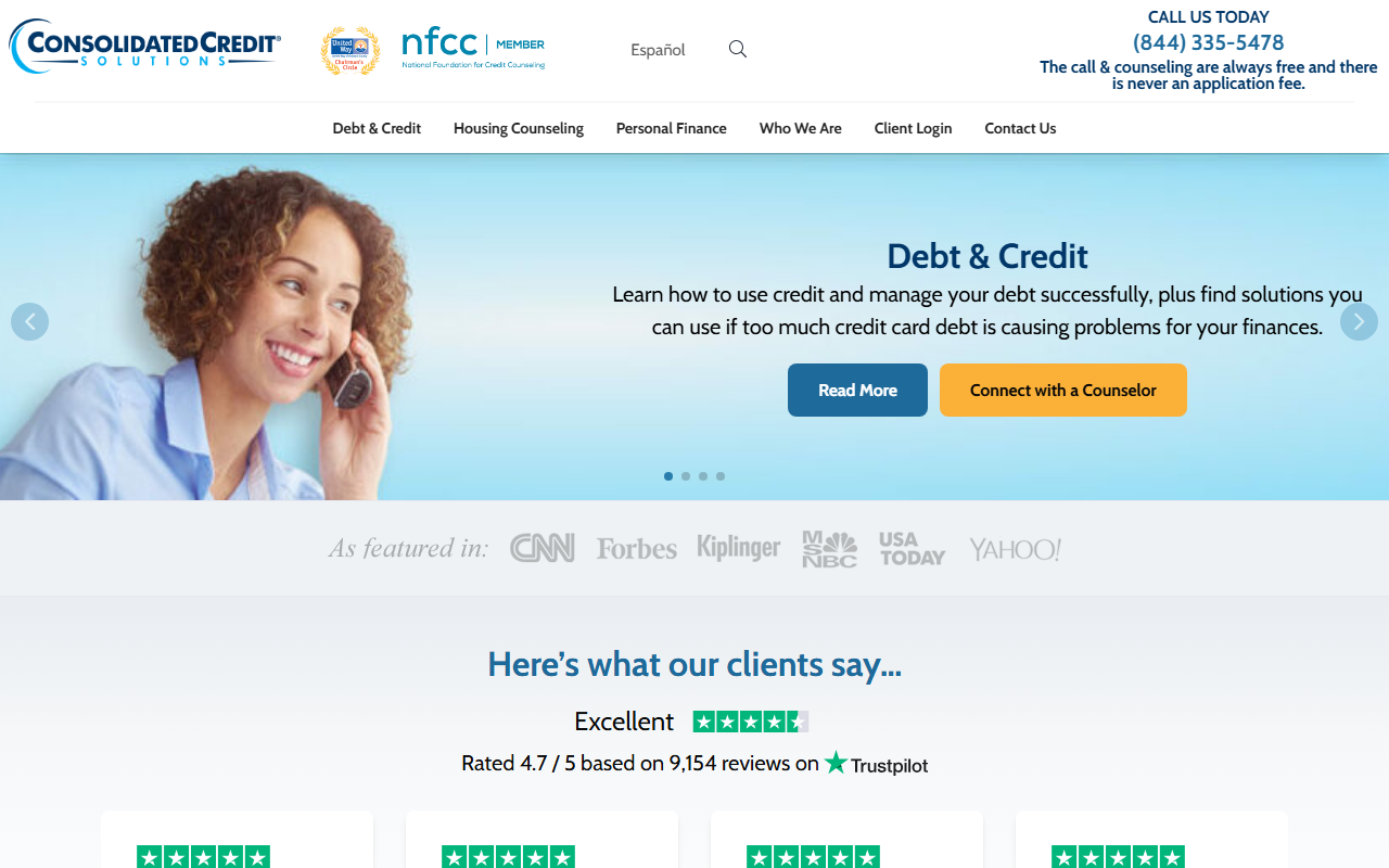 800consolidated.com screenshot