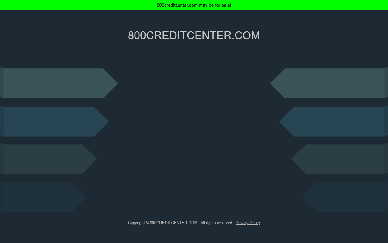 800creditcenter.com screenshot