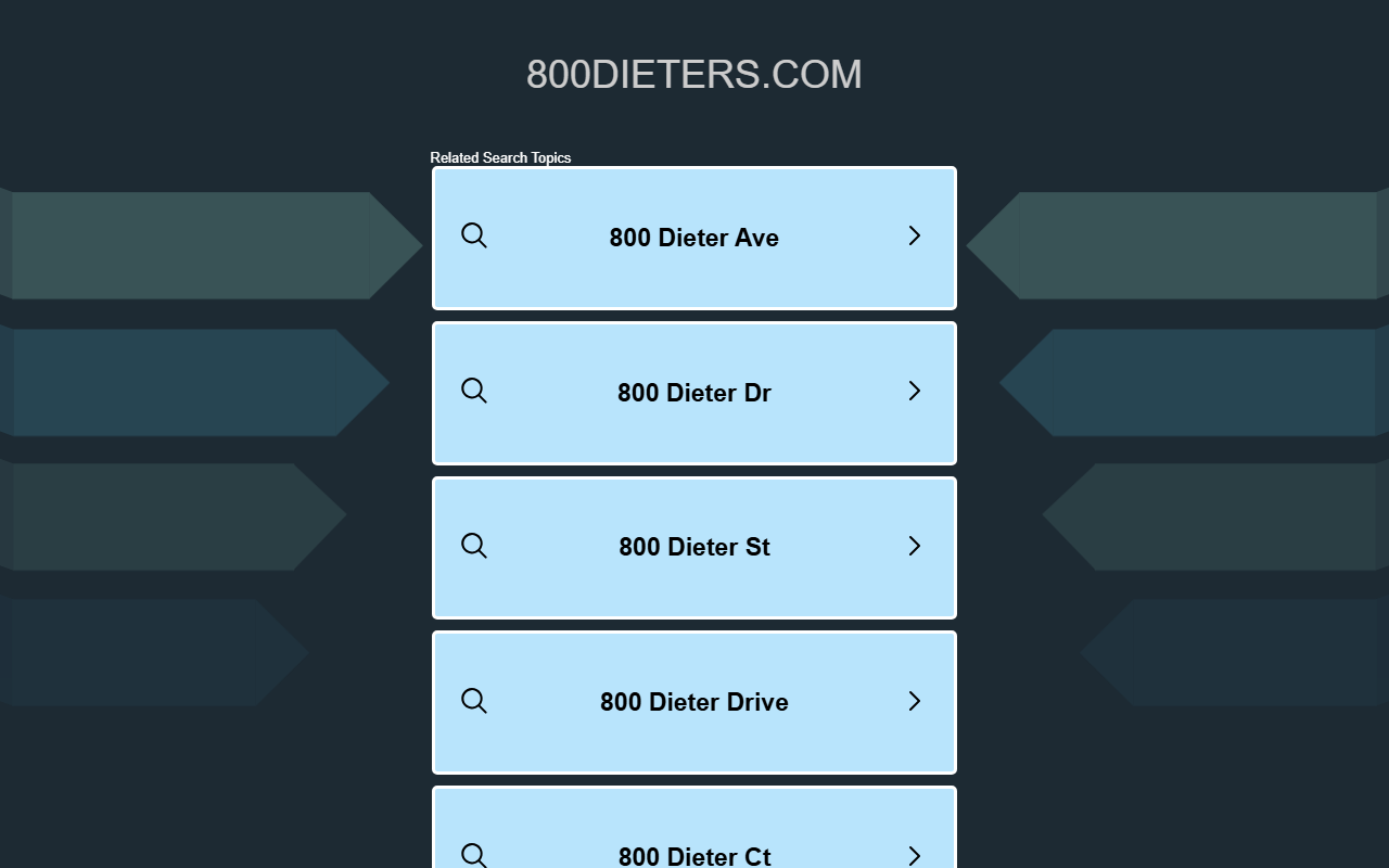 800dieters.com screenshot