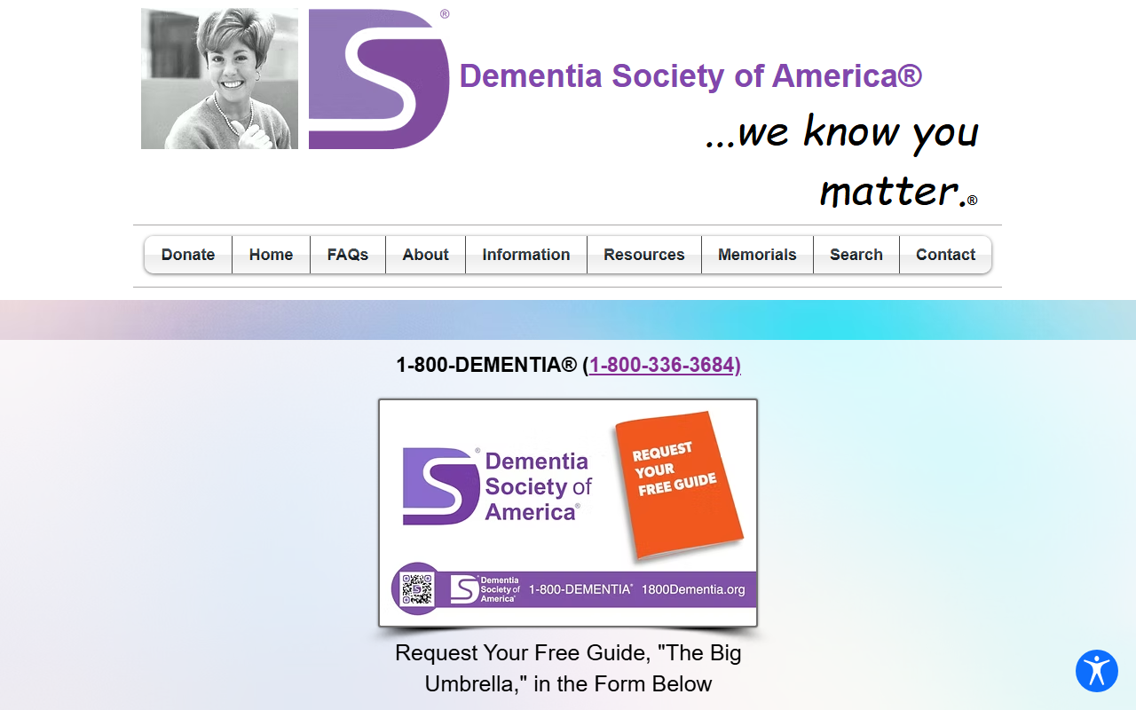 800dimentia.com screenshot