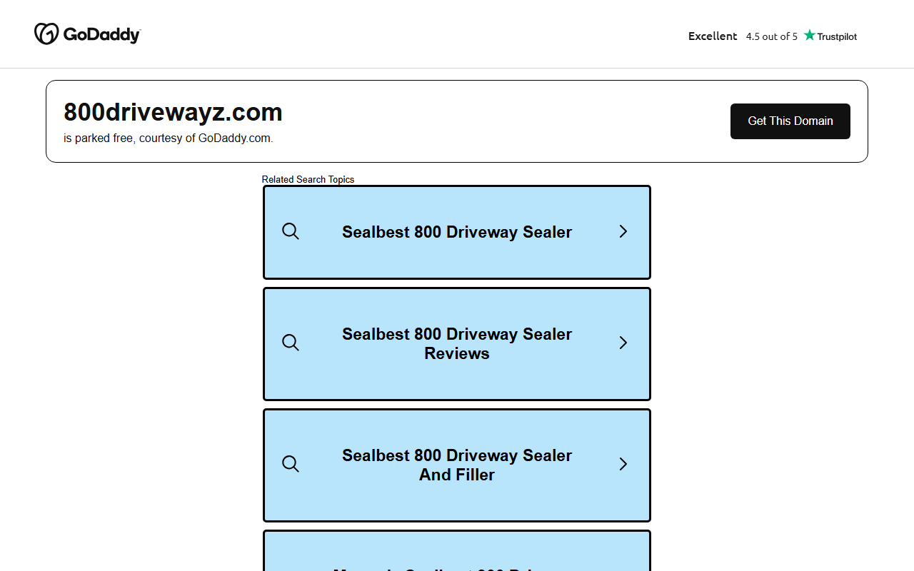 800drivewayz.com screenshot