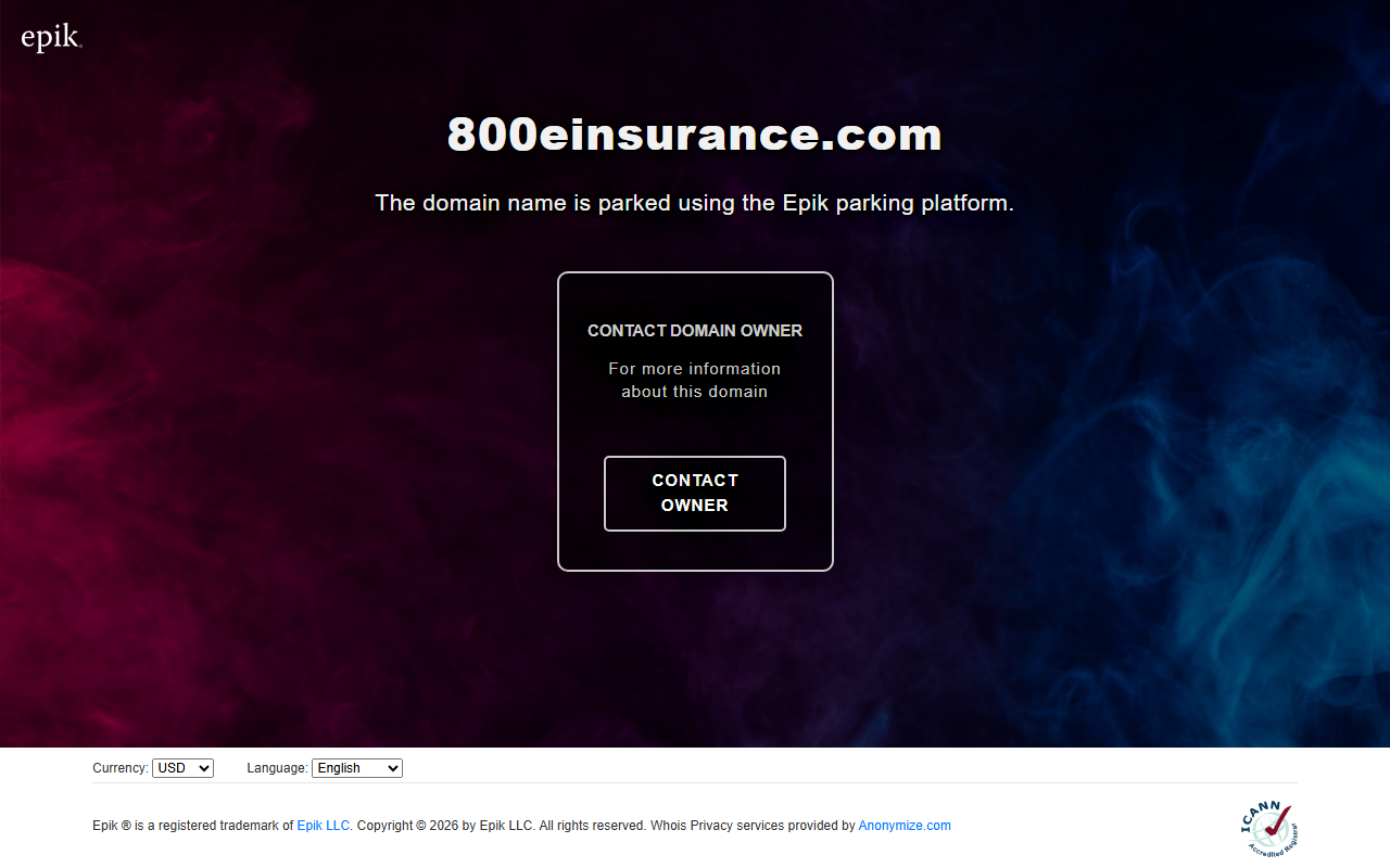 800einsurance.com screenshot
