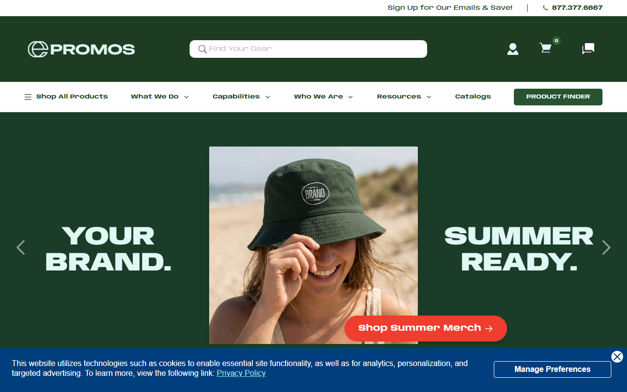 800epromos.com screenshot