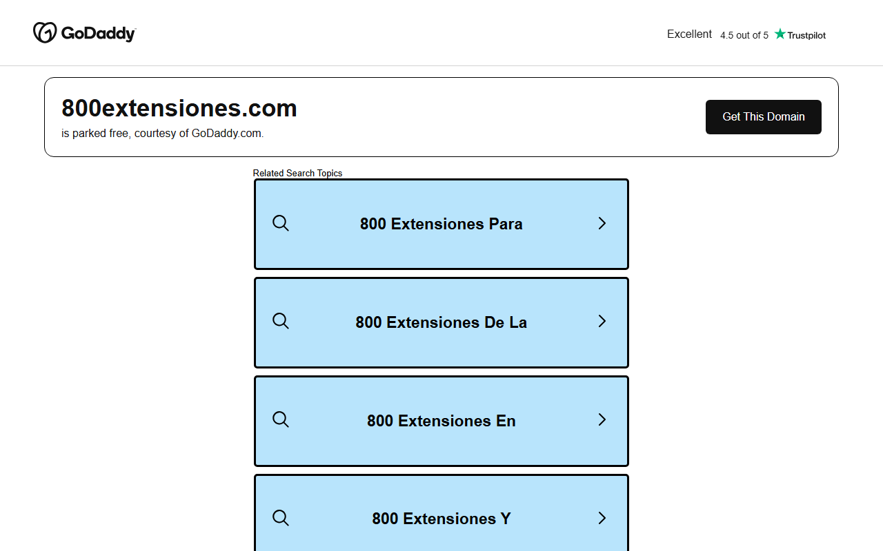 800extensiones.com screenshot