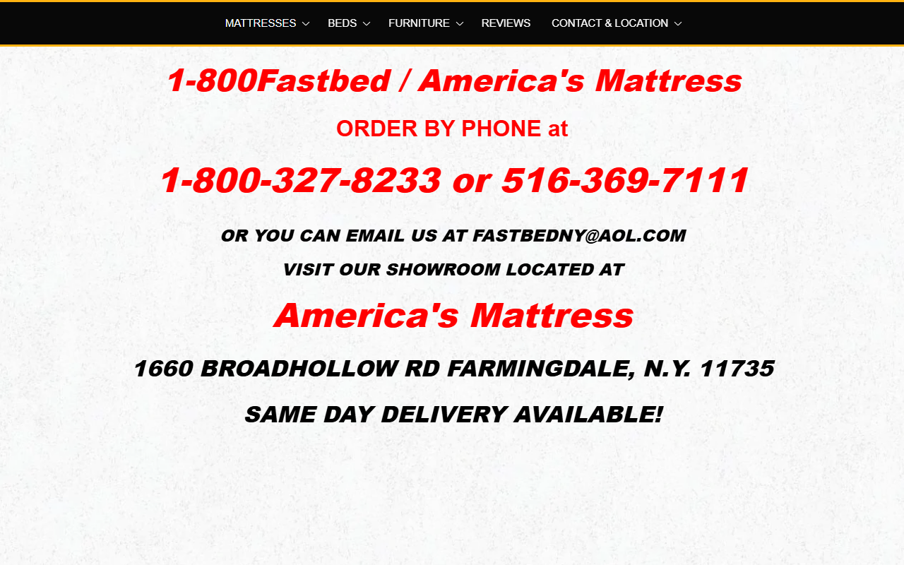 800fastbeds.com screenshot
