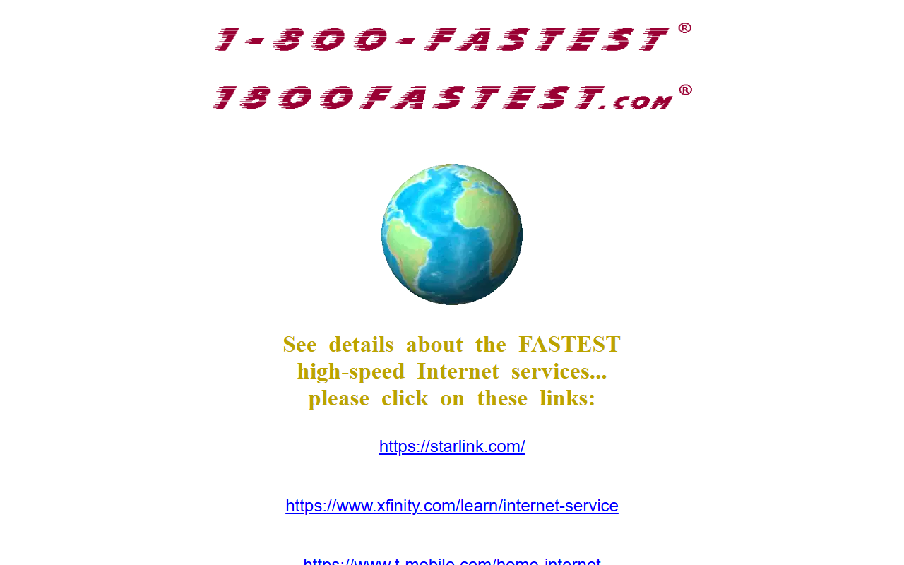 800fastest.com screenshot
