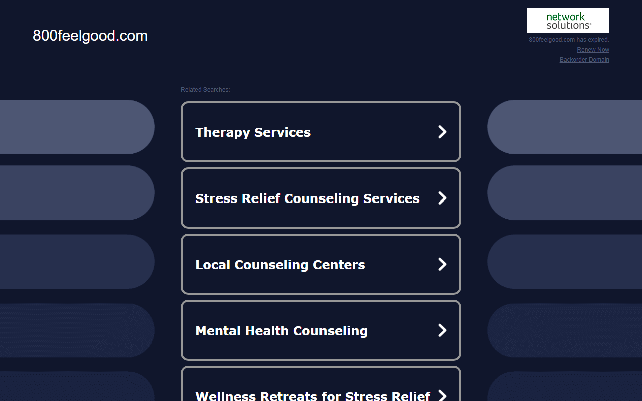 800feelgood.com screenshot