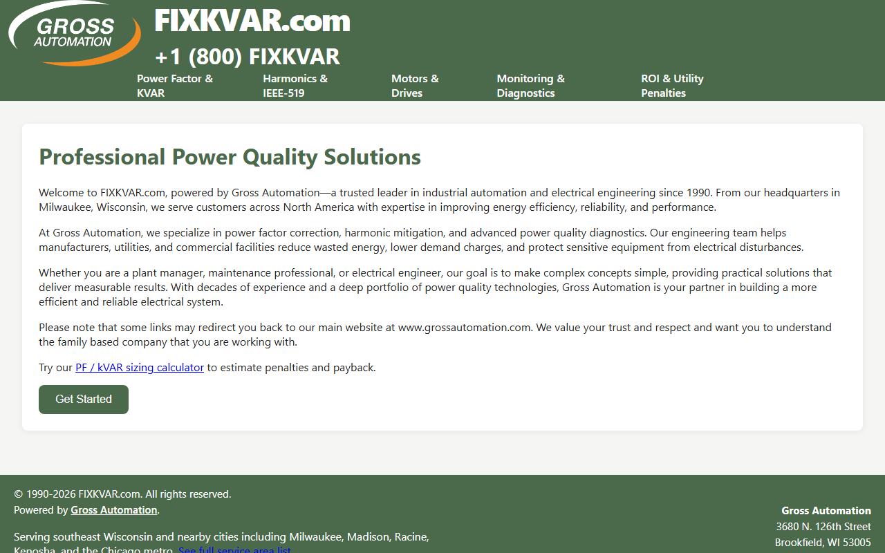800fixkvar.com screenshot