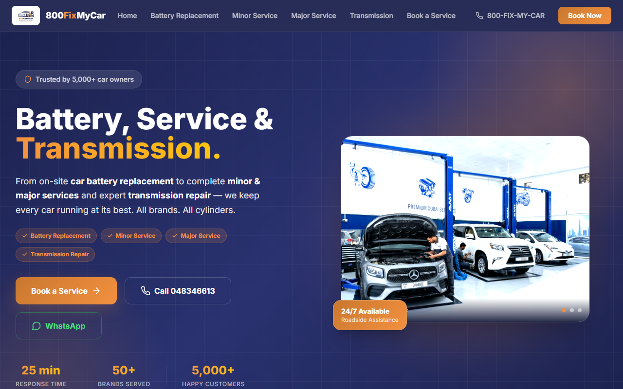 800fixmycar.com screenshot