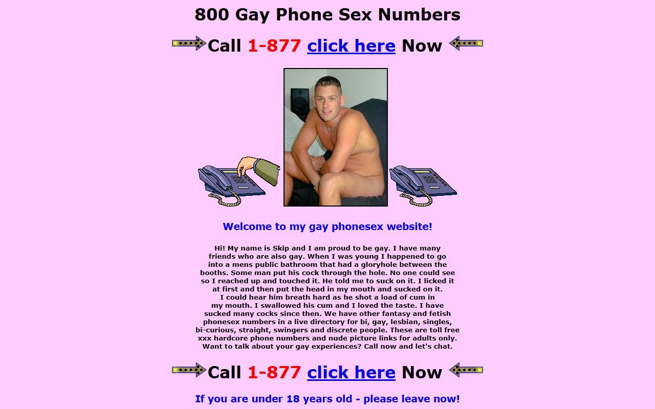 800gayphonesex.com screenshot