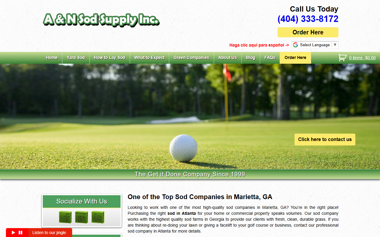 800getgrass.com screenshot