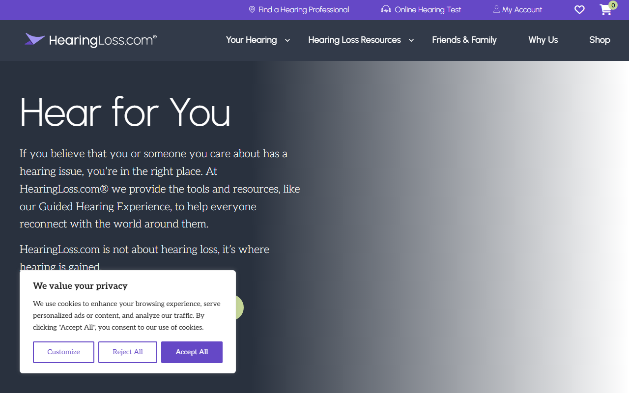 800hearing.com screenshot