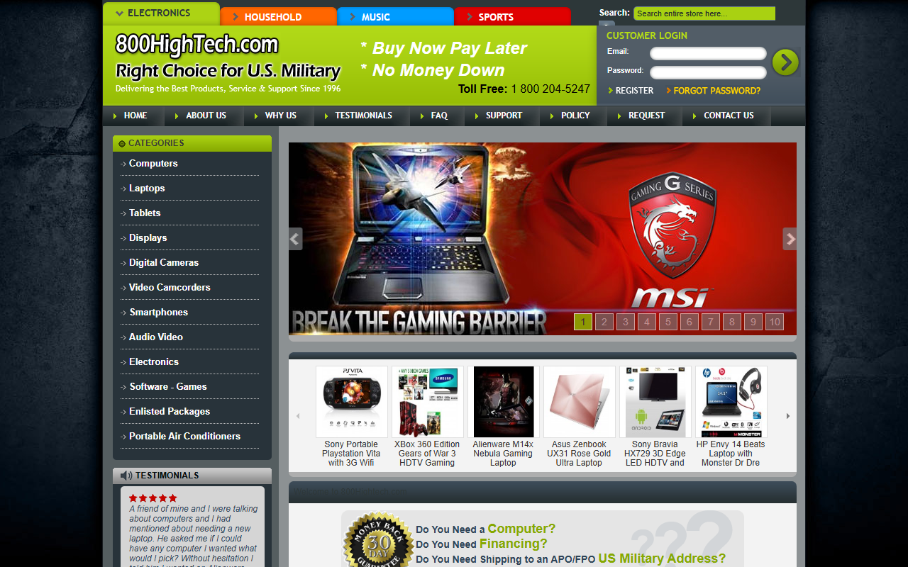 800hightech.com screenshot