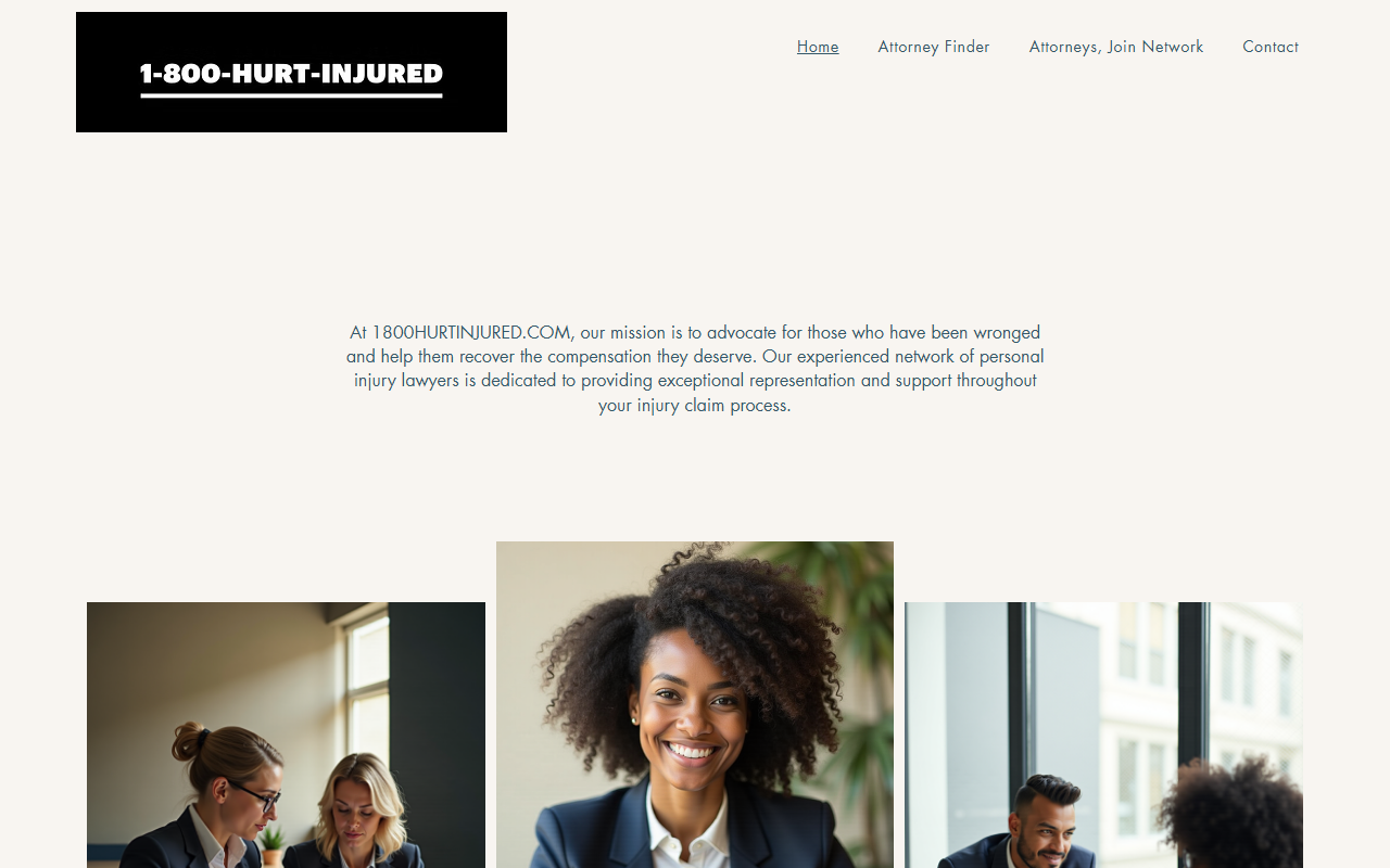 800hurtattorney.com screenshot