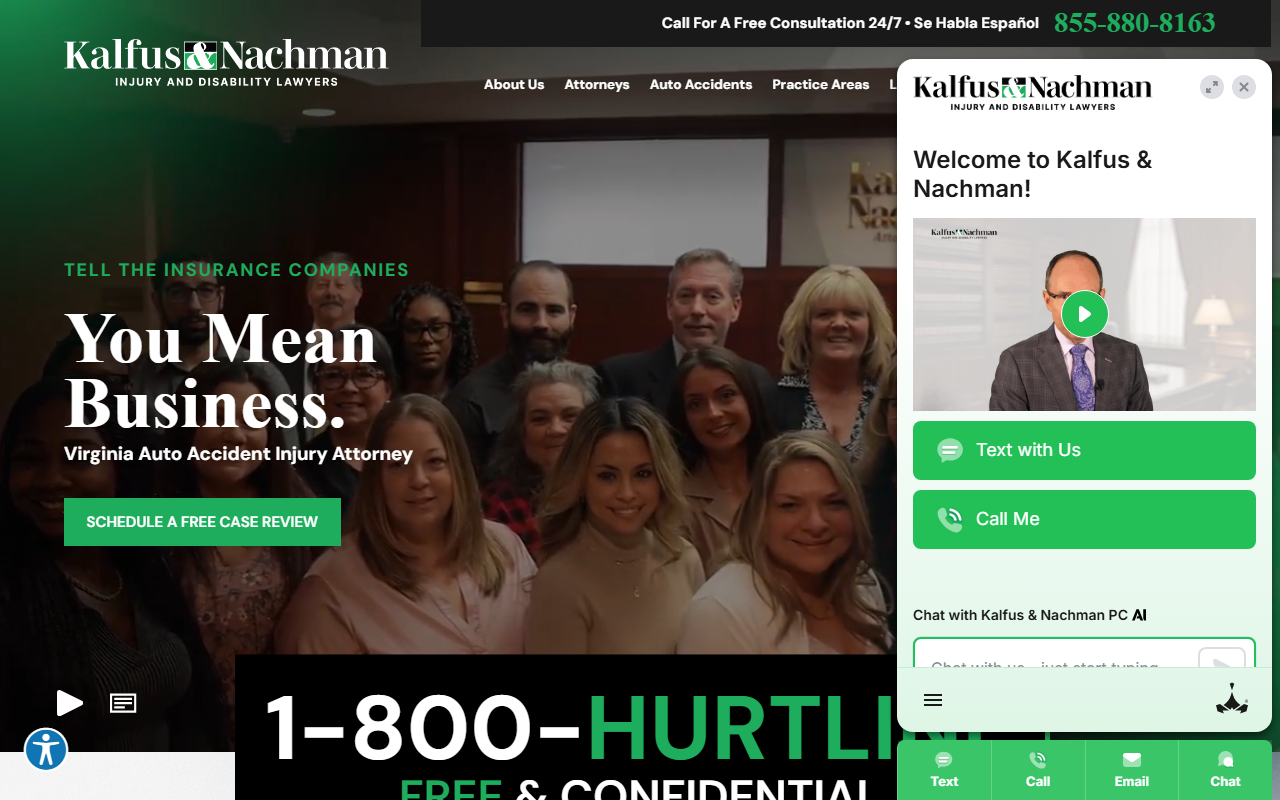 800hurtline.com screenshot