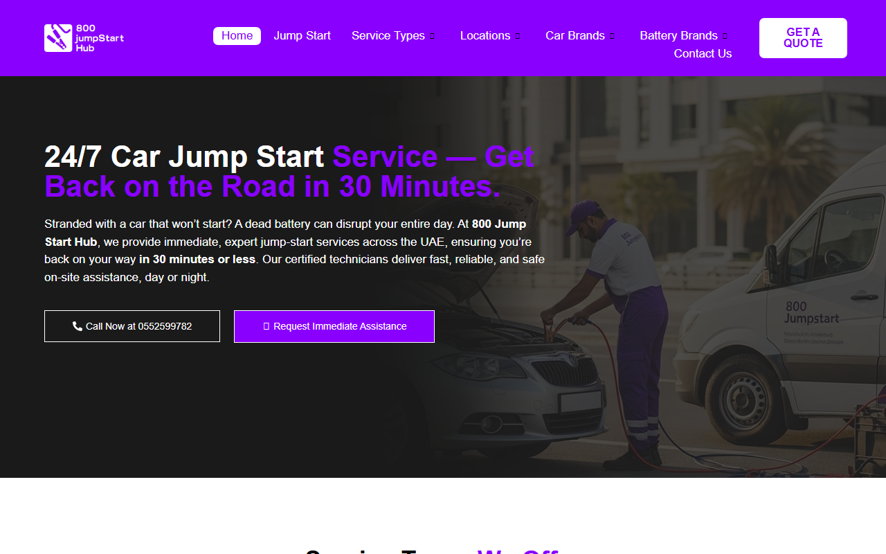 800jumpstarthub.com screenshot
