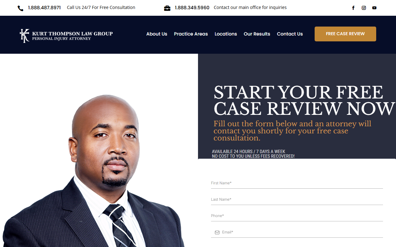 800kurtthompson.com screenshot
