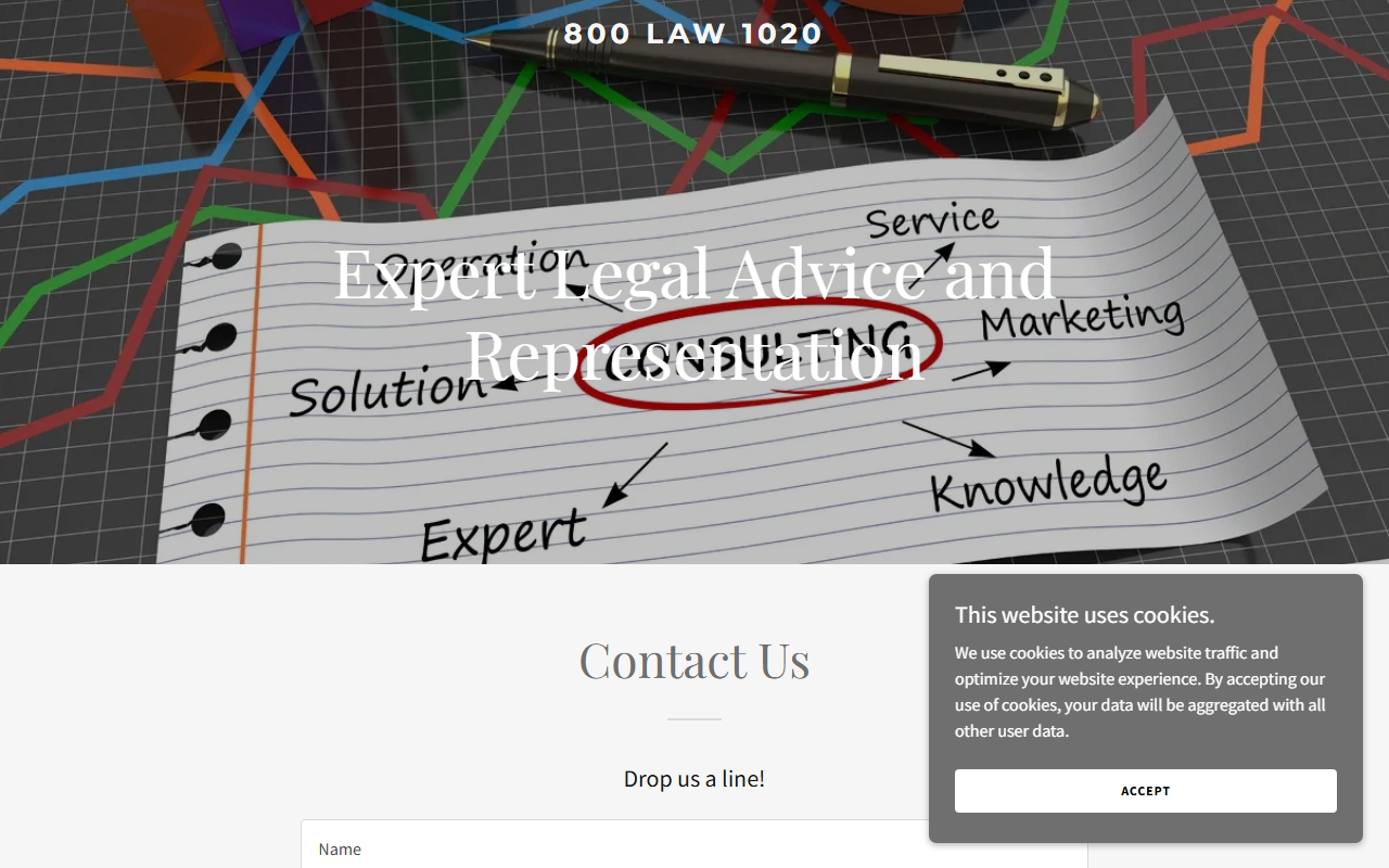 800law1020.com screenshot