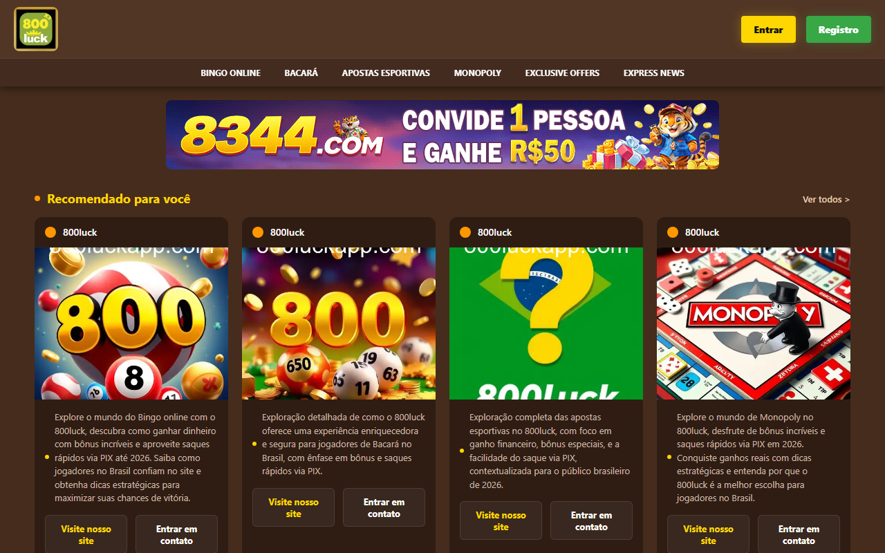 800luckapp.com screenshot