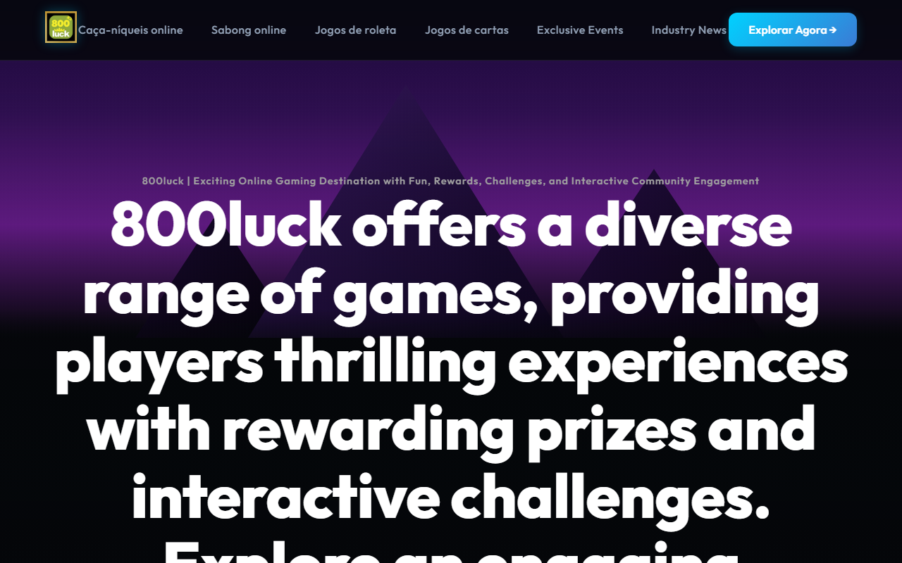 800luckcom.com screenshot