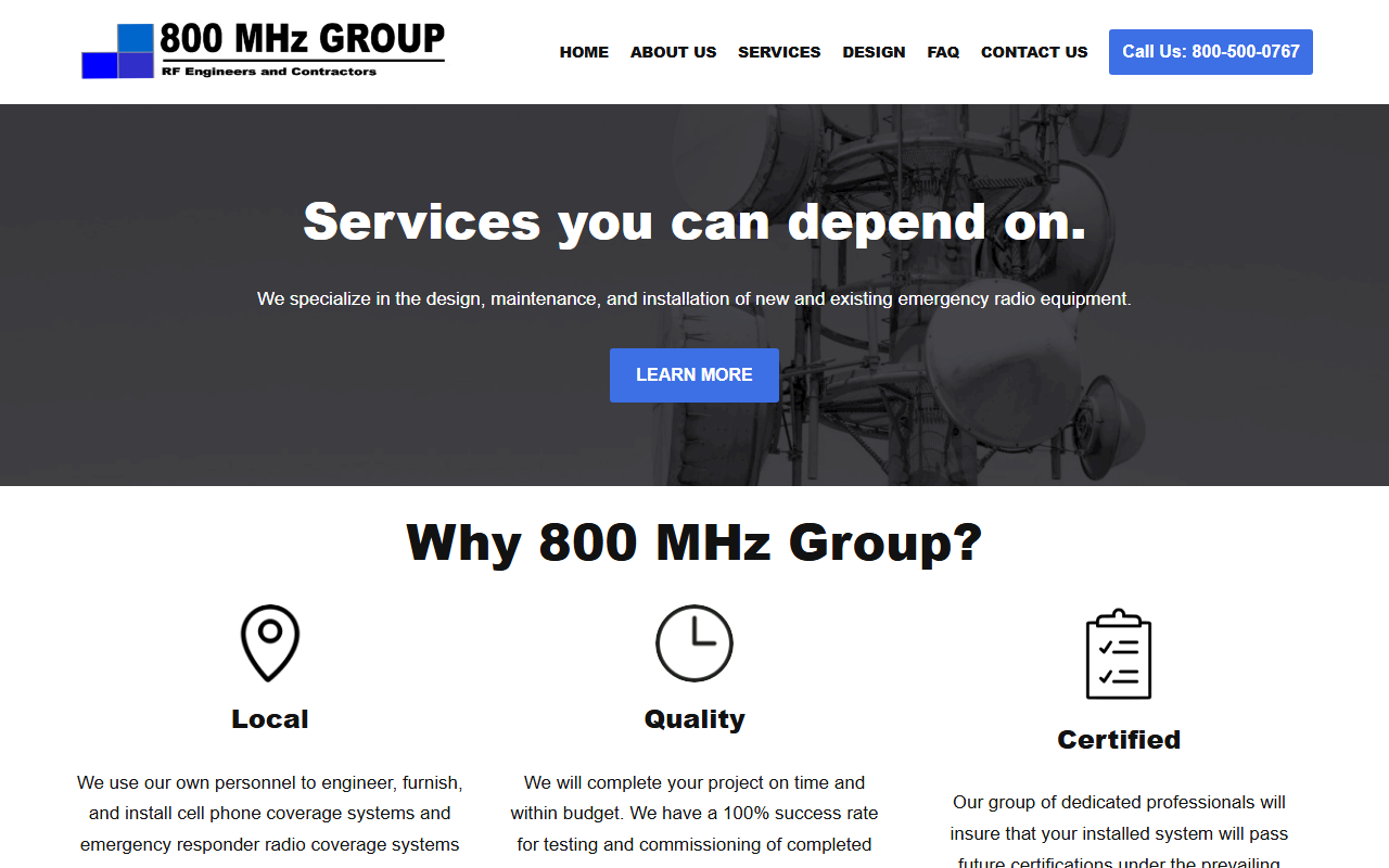 800mhzgroup.com screenshot