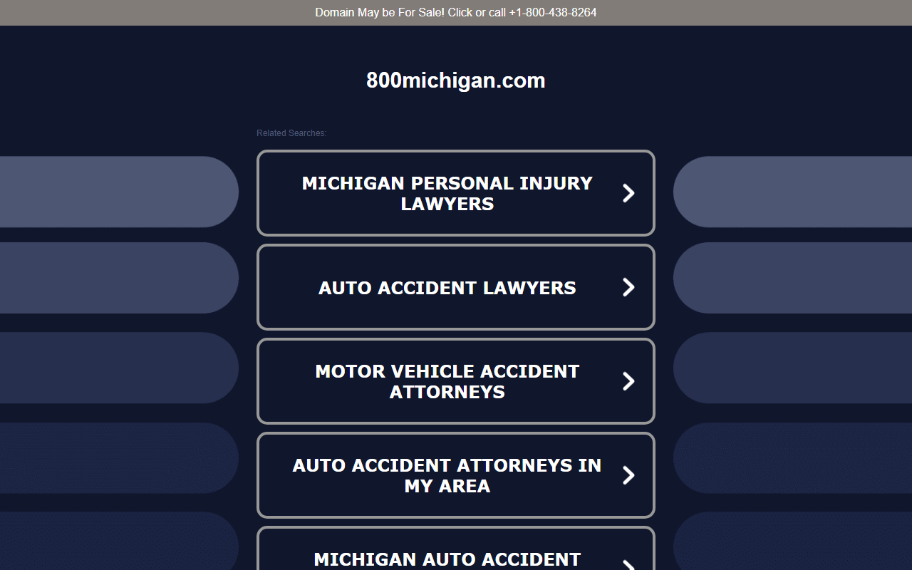 800michigan.com screenshot