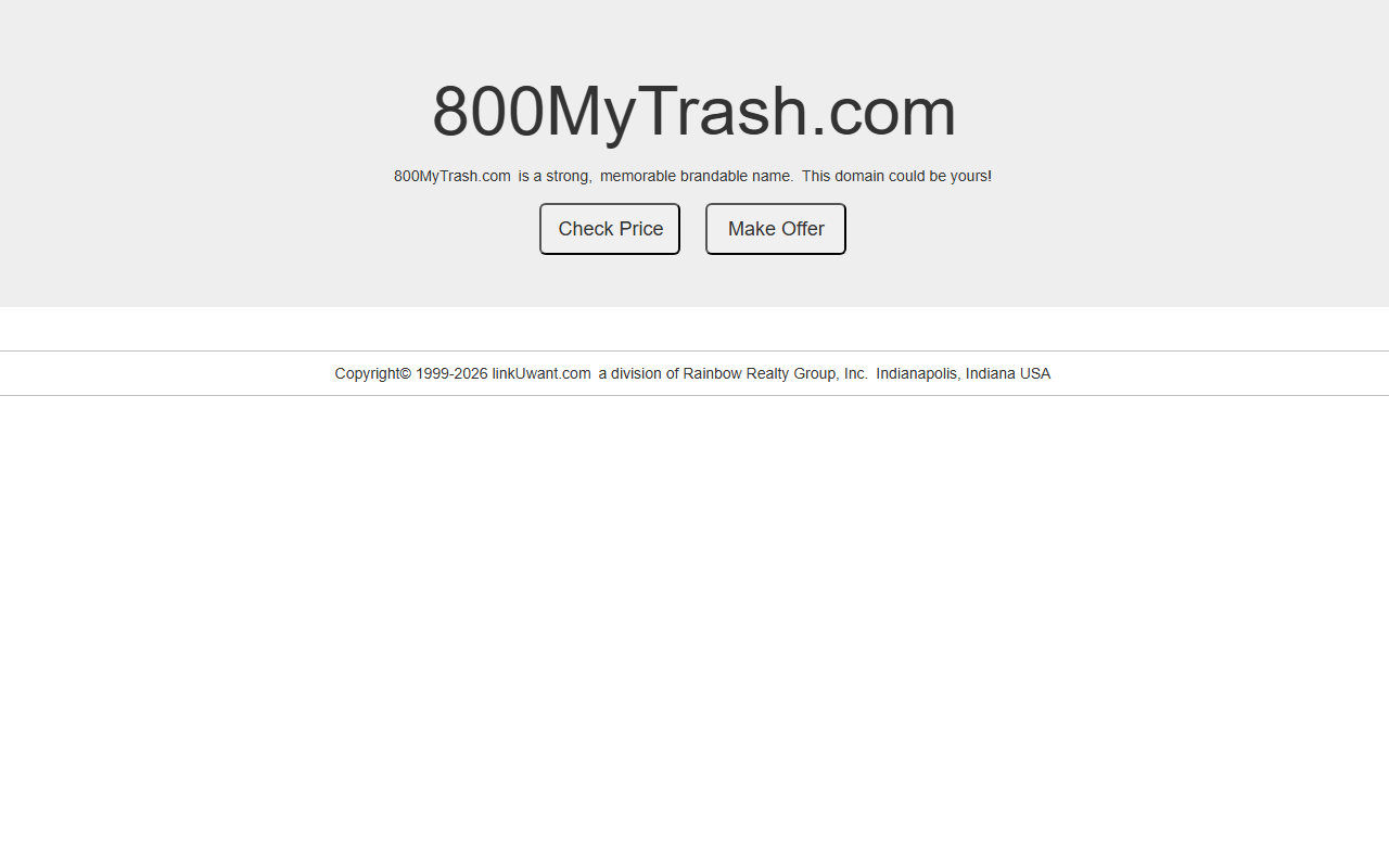 800mytrash.com screenshot