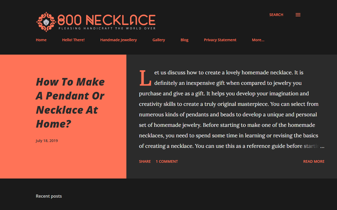 800necklace.com screenshot