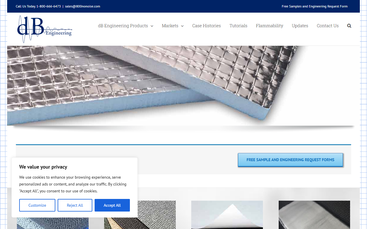 800nonoise.com screenshot