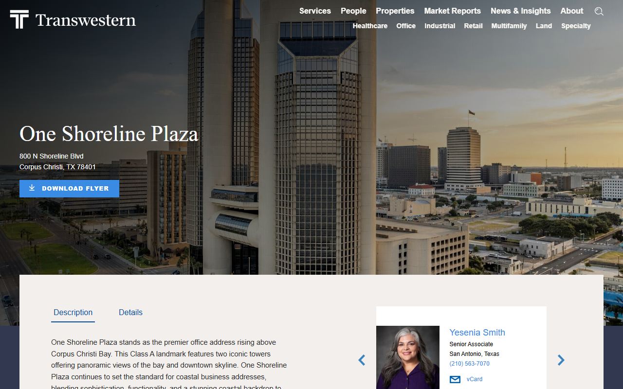 800nshoreline.com screenshot