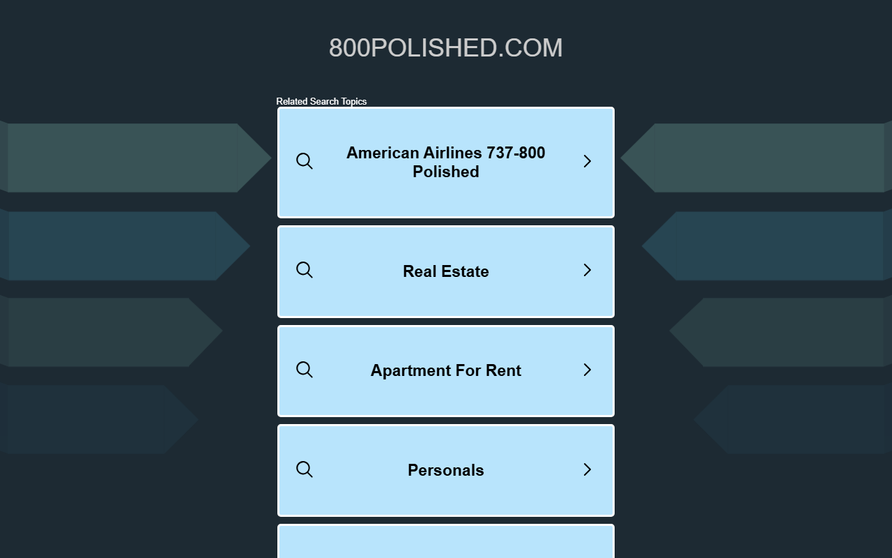 800polished.com screenshot