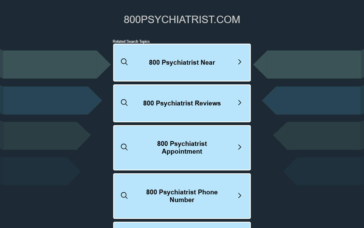 800psychiatrist.com screenshot