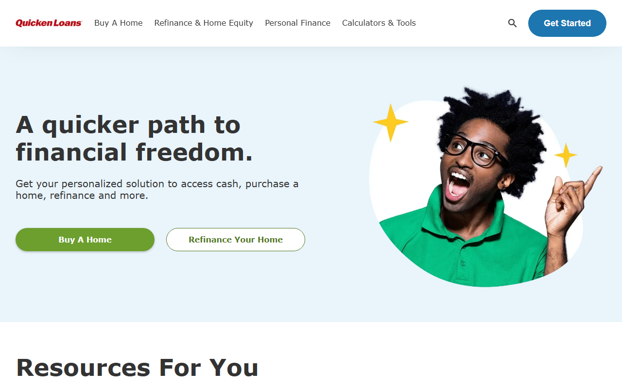 800quickenloans.com screenshot