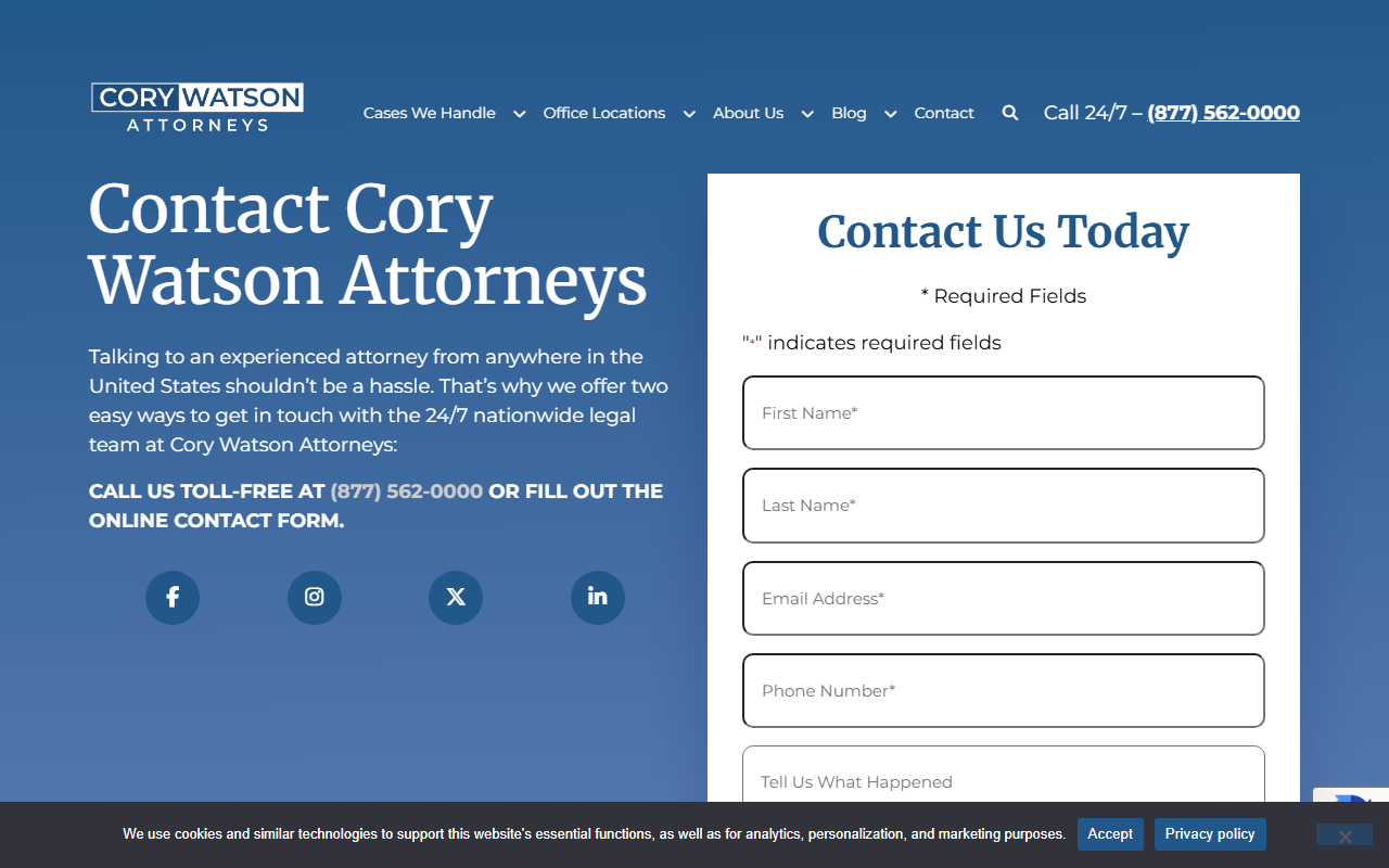 800reallaw.com screenshot