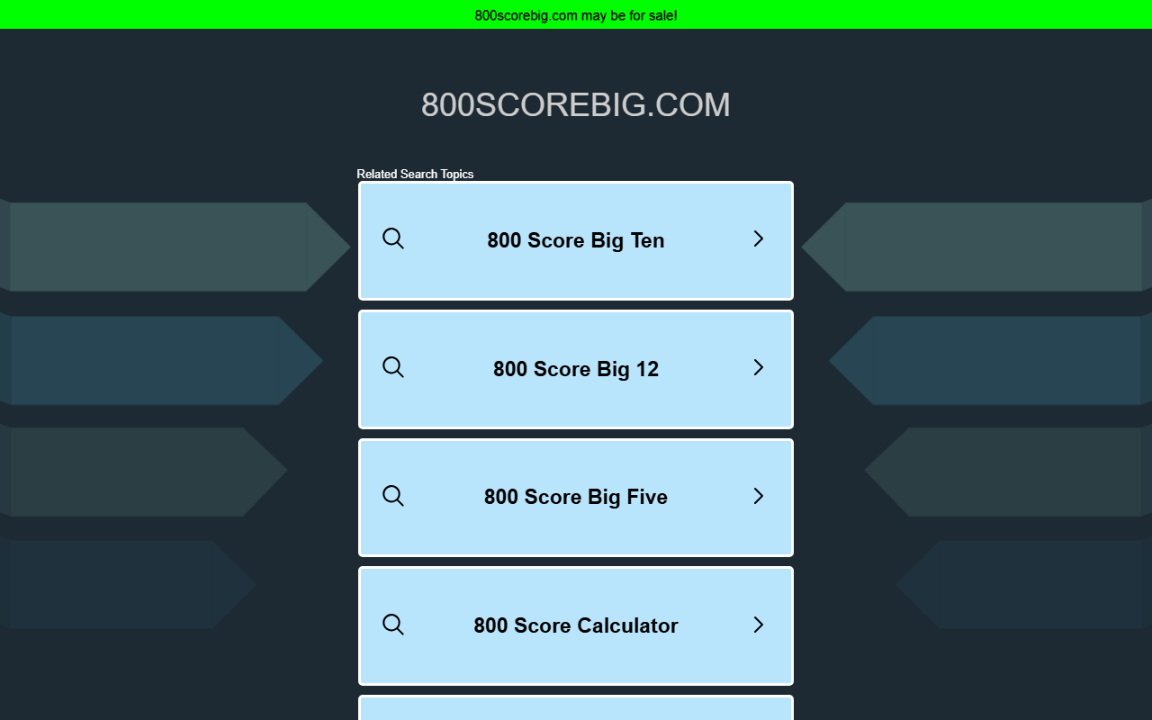 800scorebig.com screenshot