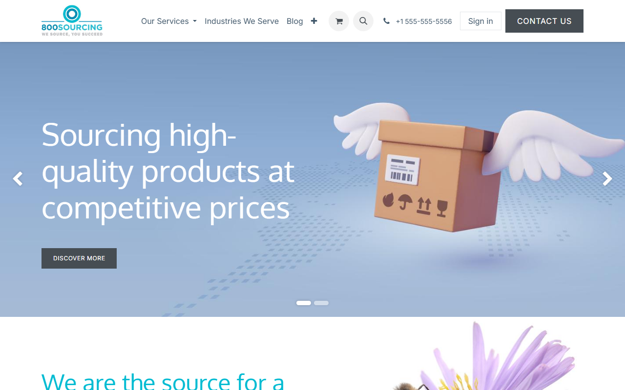 800sourcing.com screenshot