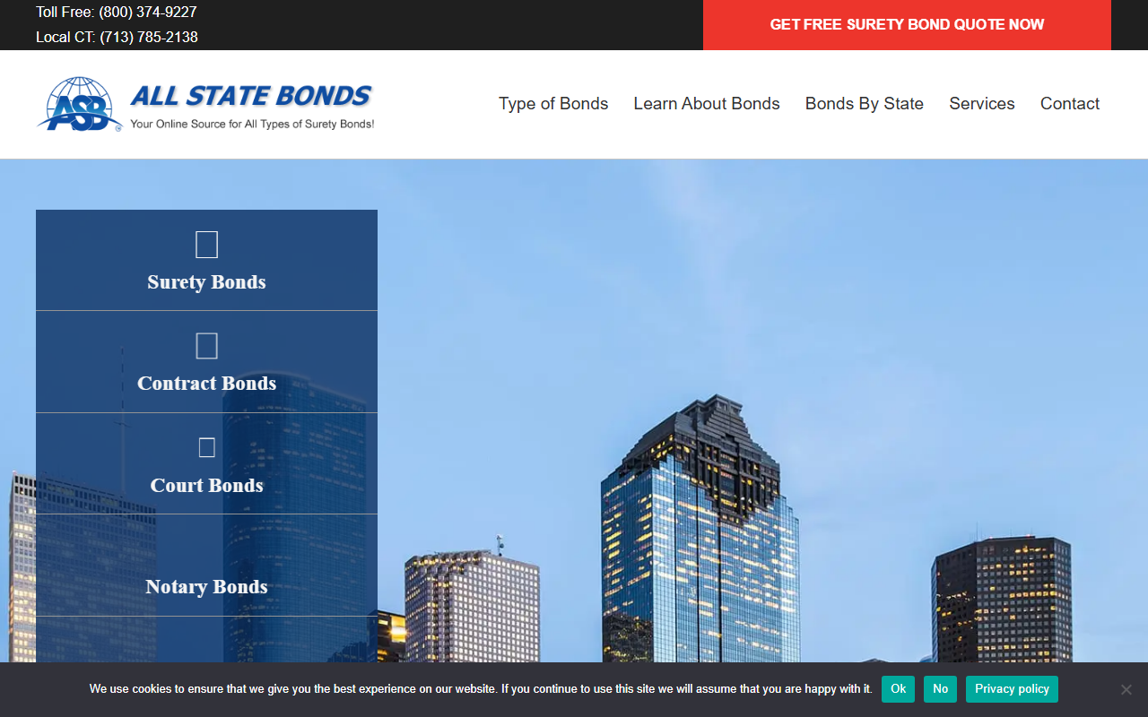 800suretybonds.com screenshot
