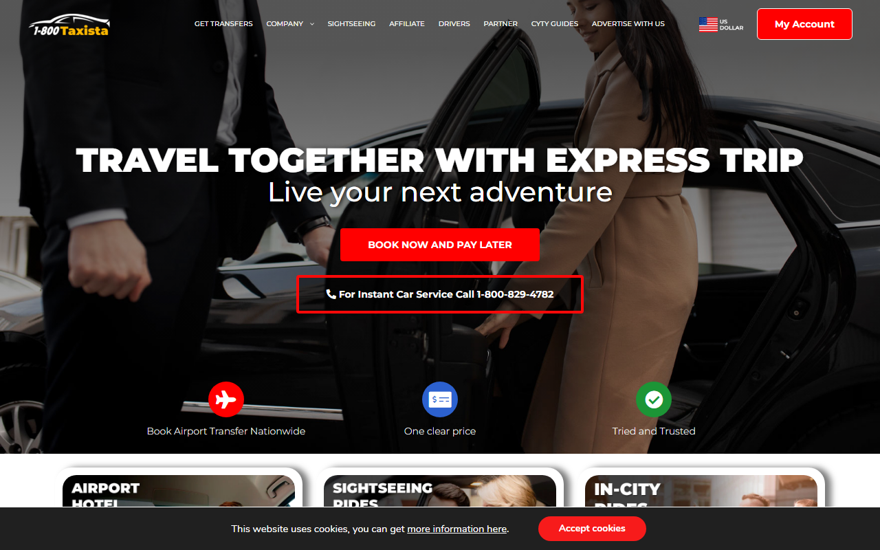 800taxista.com screenshot