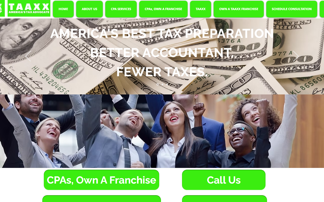 800taxprep.com screenshot