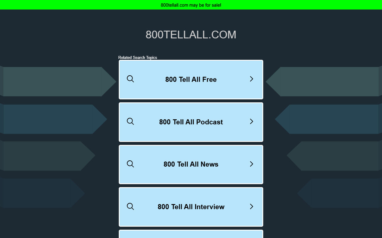 800tellall.com screenshot