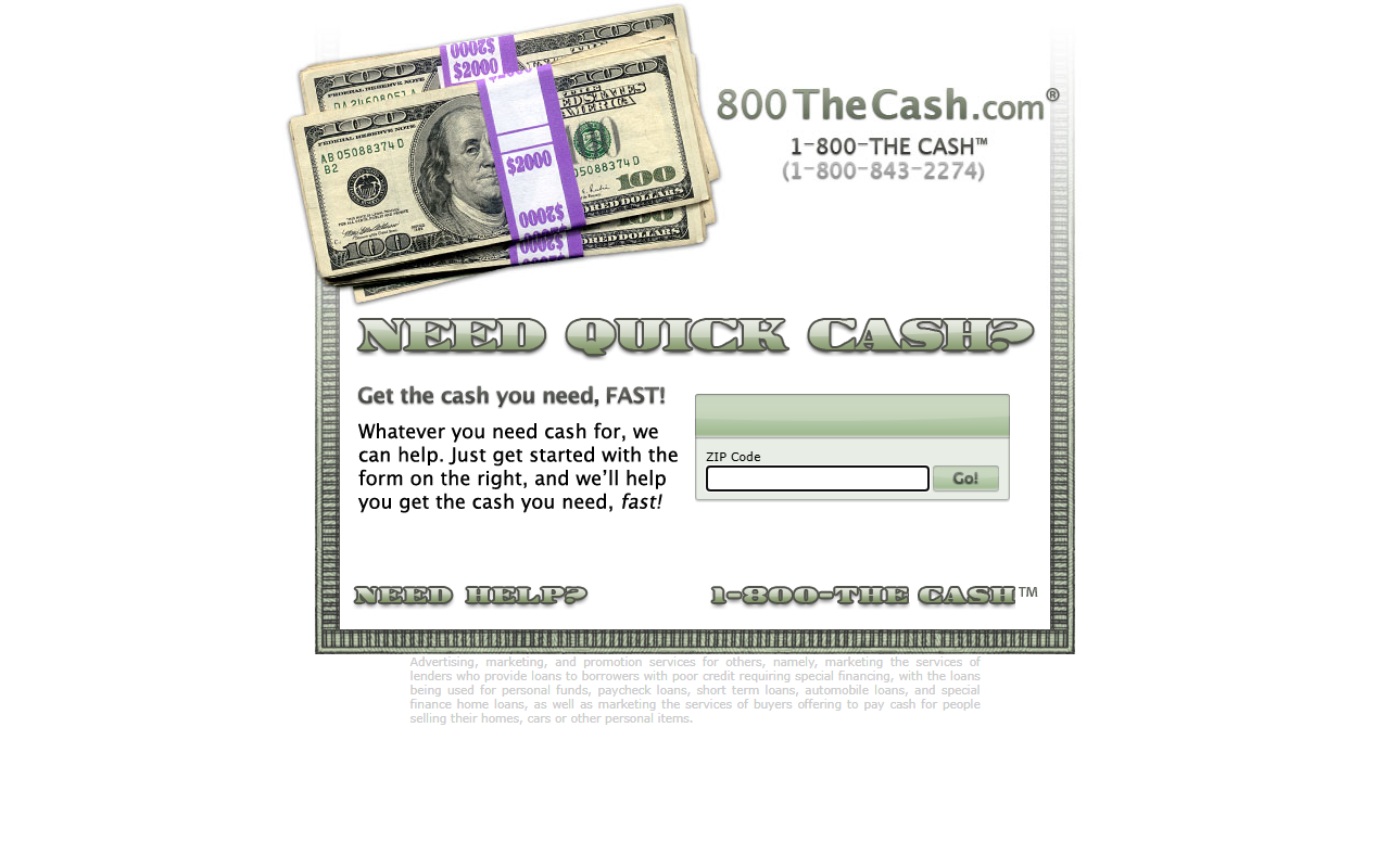 800thecash.com screenshot