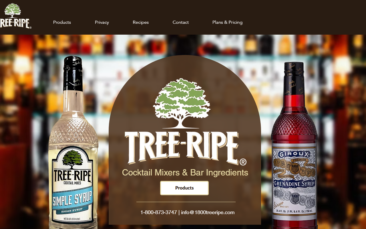 800treeripe.com screenshot