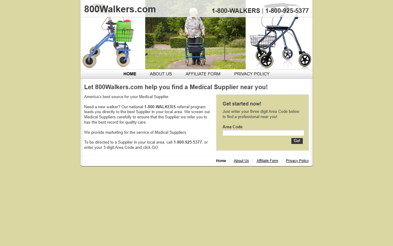 800walkers.com screenshot