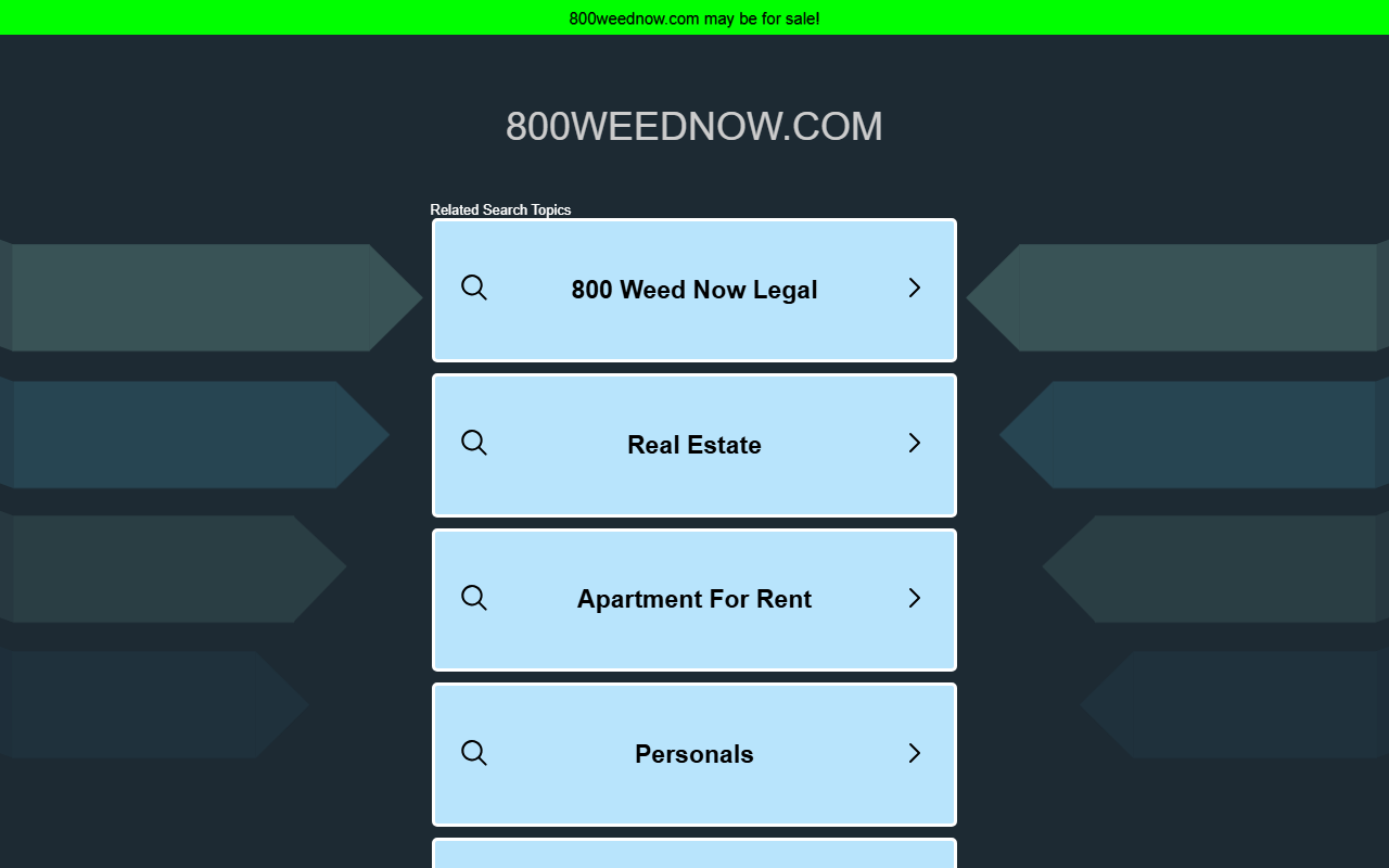 800weednow.com screenshot