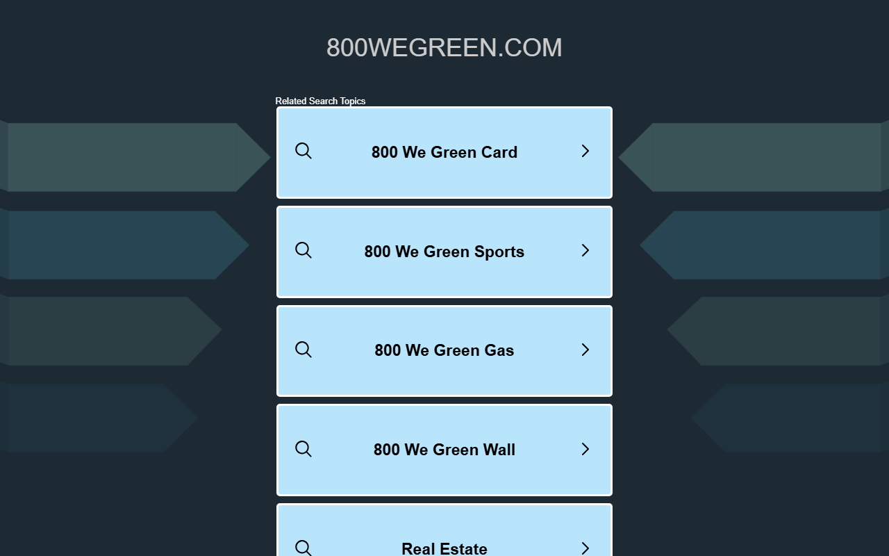 800wegreen.com screenshot